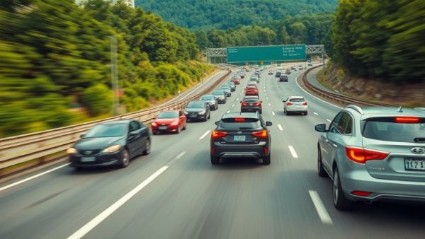 Law enforcement on South Carolina interstates; busy highway scene.
