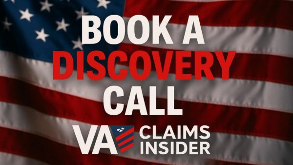 Patriotic VA Claims Insider advertisement for assisting disabled veterans.