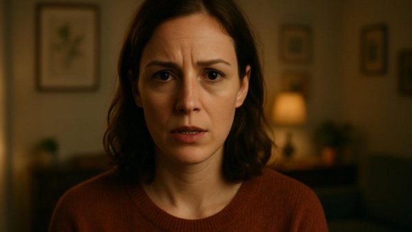 Focused woman speaks about Camp Lejeune water contamination health risks.