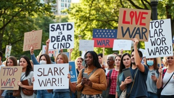 Protest in Arizona against U.S. military strikes on Iran