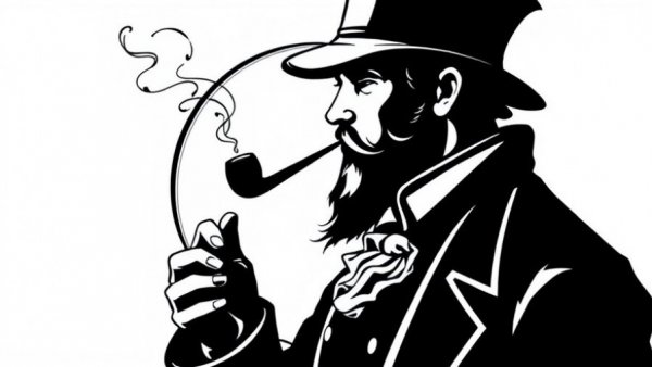 Monochrome emblem of Cannabis Law Report featuring a silhouette.