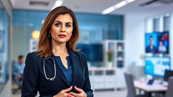 Health risks of bubble tea discussed by a woman on medical news.