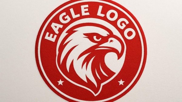 Resources to help disabled veterans, bold eagle logo design.