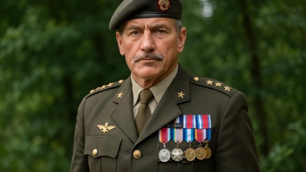 Medal of Honor for Major Dockery: Portrait of officer in uniform.