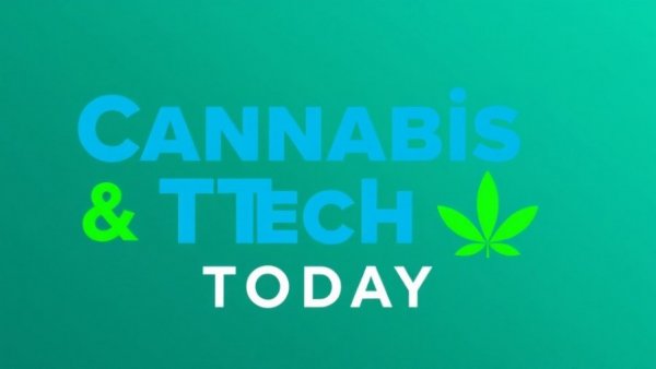 Logo of Cannabis and Tech Today magazine in blue and green typography.