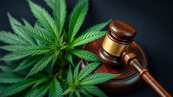 Legal and cannabis imagery depicting New Jersey marijuana business denials.