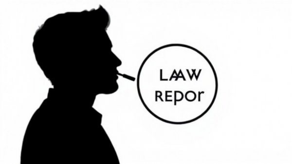 Elegant 'Cannabis Law Report' logo, black and white silhouette.