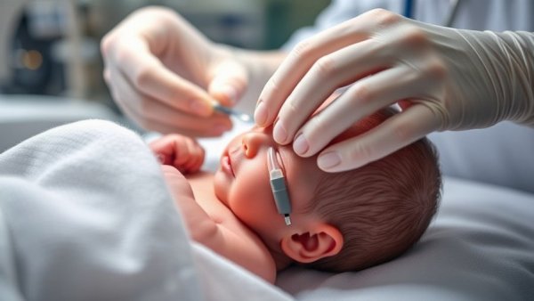 Preterm infant treatment outcomes: medical care close-up.