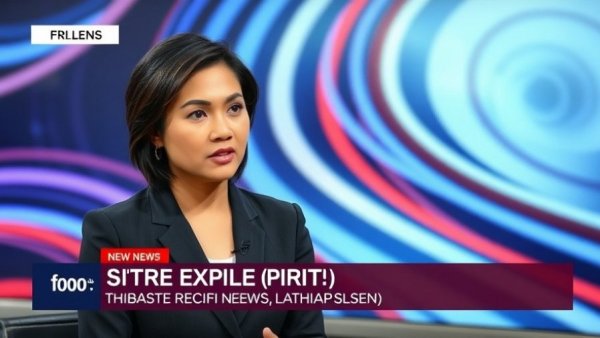 News update graphic with female presenter on patient safety.