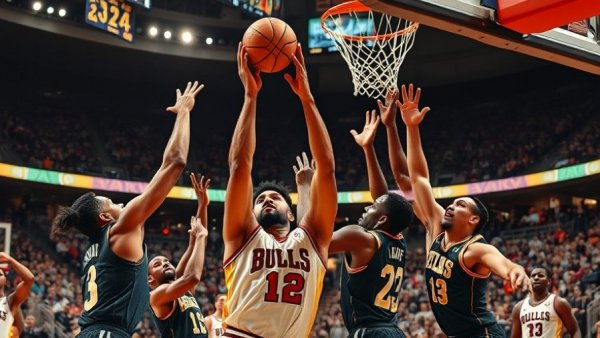 Phoenix Suns game action during basketball match with intense players.