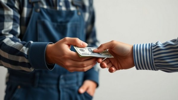 ADU construction scams Arizona with money exchange close-up.