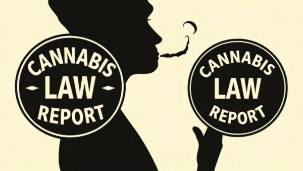 Cannabis Law Report logo highlighting cannabis industry state laws.