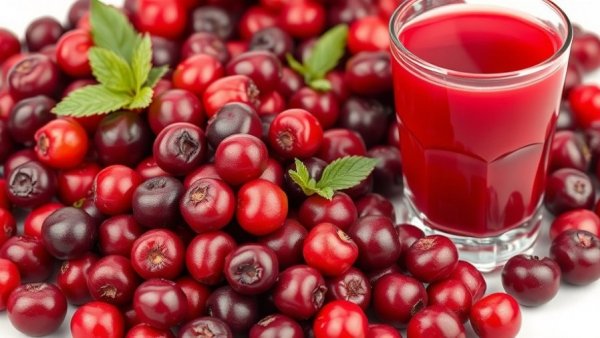 Fresh cranberries and juice, Cranberry Products for UTI Prevention.