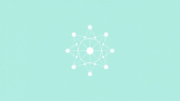 Abstract network icon symbolizing MLM software business.