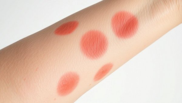 Arm with chronic spontaneous urticaria symptoms, soft lighting