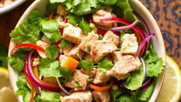 Vietnamese Lemongrass Chicken Salad
