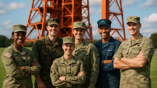 Rangers stand together after winning Best Sapper competition.