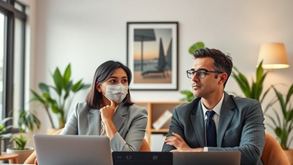 Professionals discussing cannabis industry compliance in a video call.
