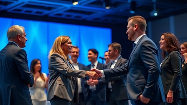 IDEM Asia-Pacific Dentistry professionals handshake at conference