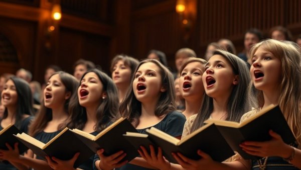 Phoenix Children's Chorus concert with young singers performing.