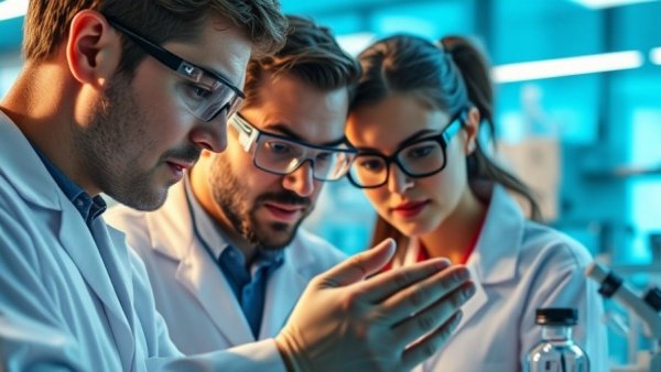 Researchers analyzing senescent cells for COPD treatment