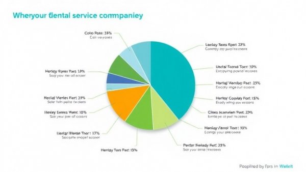 Dental Services Market 2026 analysis chart showing company shares.