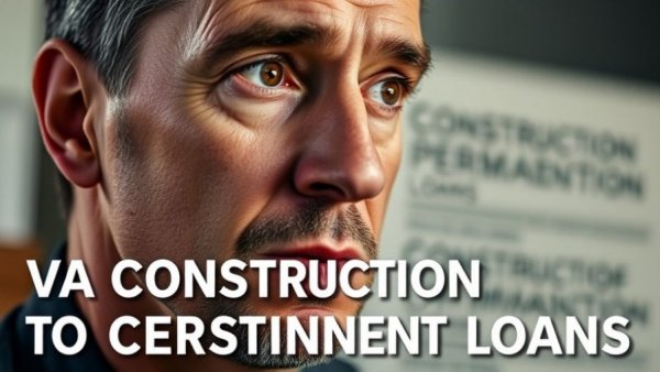 Close-up of a man discussing VA construction to perm loans.