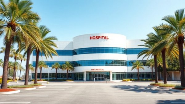 Modern hospital building showcasing recent expansion in North Phoenix.