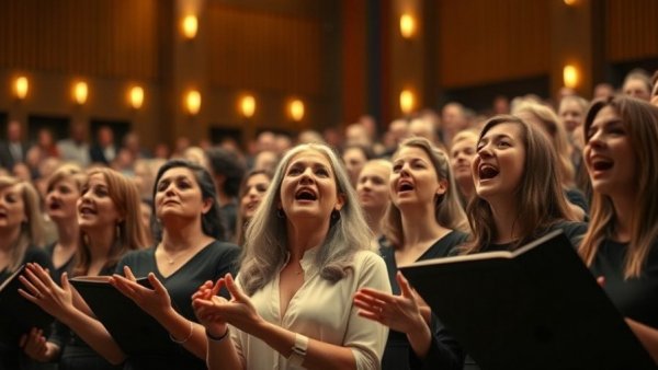 Greenville SC local events: choir performing on stage