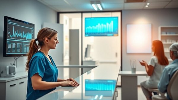 Front-office AI data in a modern dental practice.