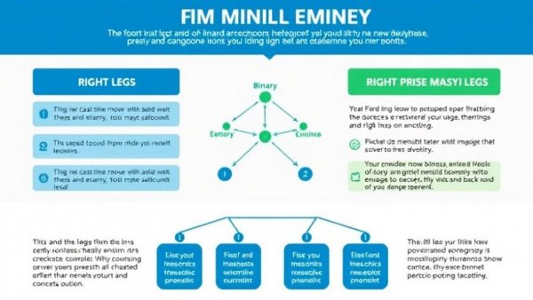Infographic of binary MLM software business plan structure.