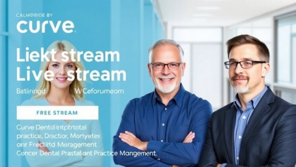 Livestream promo for Curve Dental Practice Management