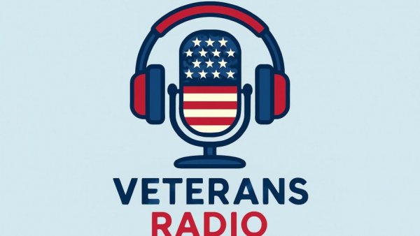 Veterans Radio podcast logo with Vietnam Combat veterans theme.