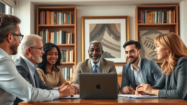 Virtual meeting of dental practices experts in an online conference.