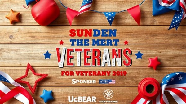Patriotic poster supporting veterans with cannabis support for veterans.