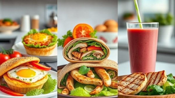 Colorful culinary collage showcasing MenoFit Meal Plan inspiration.