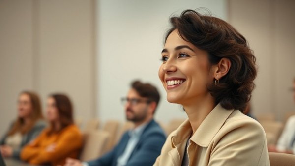 Smiling woman at a Business of Cannabis Awards 2026 event.