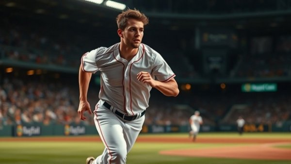 Nolan Arenado running on field during Diamondbacks game.