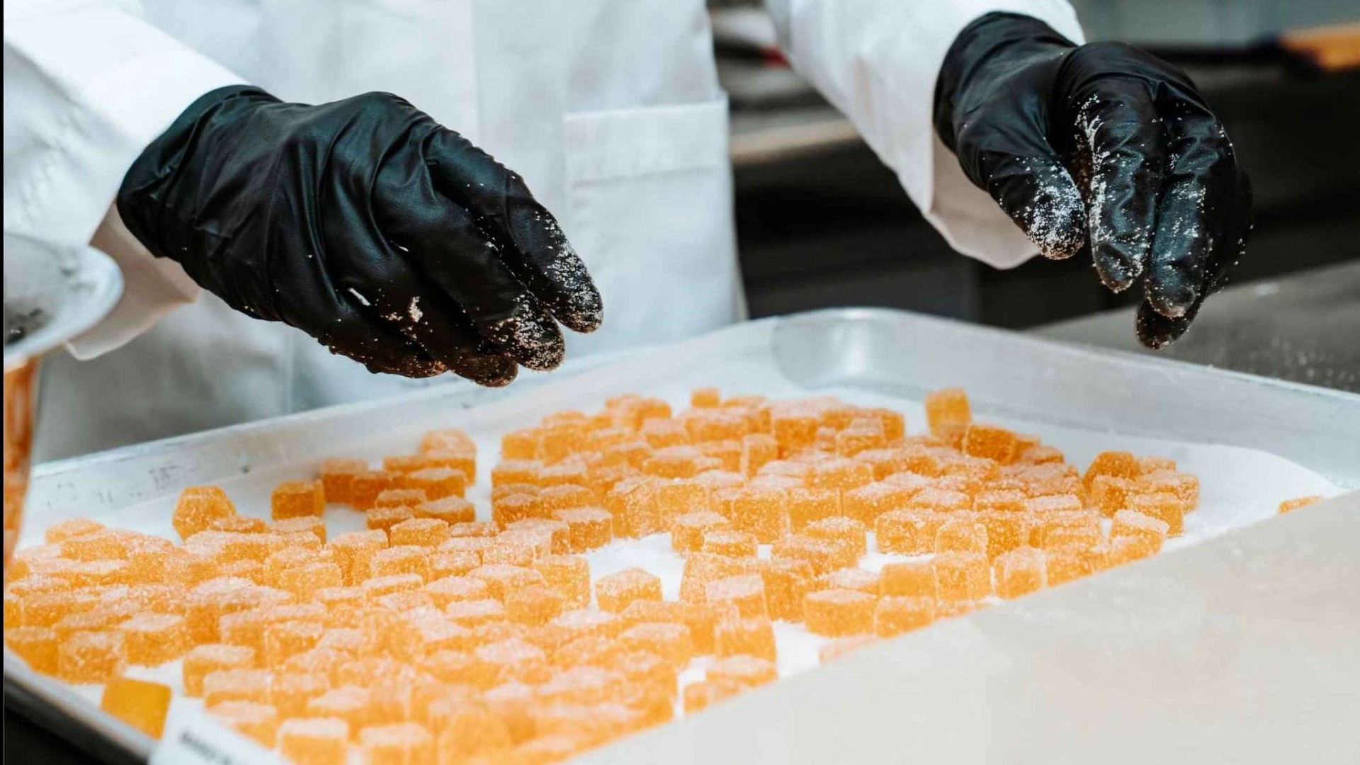 Melt to make delicious orange color gummies