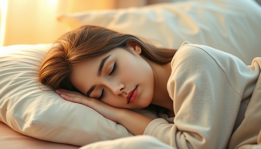 Peaceful young woman highlighting the importance of getting enough sleep.