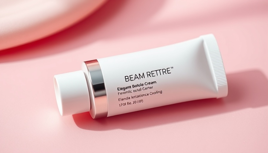 Best Skin Tightening and Firming Creams in a sleek minimalist bottle on pink background.