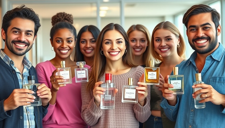 People showcasing the best office fragrances