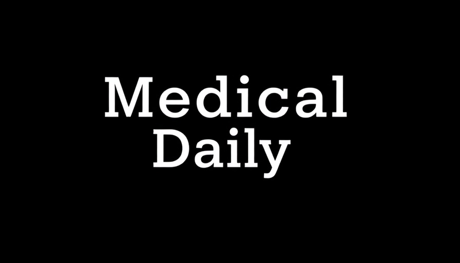 Minimalist 'Medical Daily' text on black background.