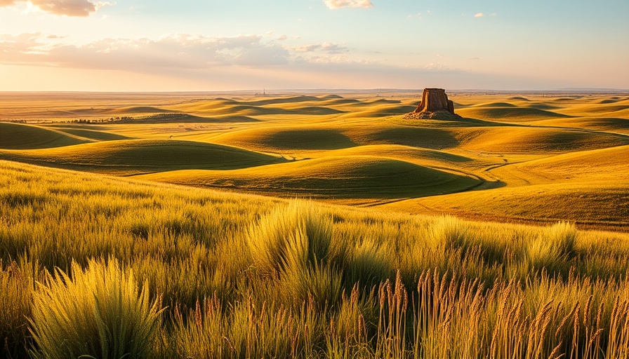 Scenic view of Saskatchewan Indigenous history landmarks.