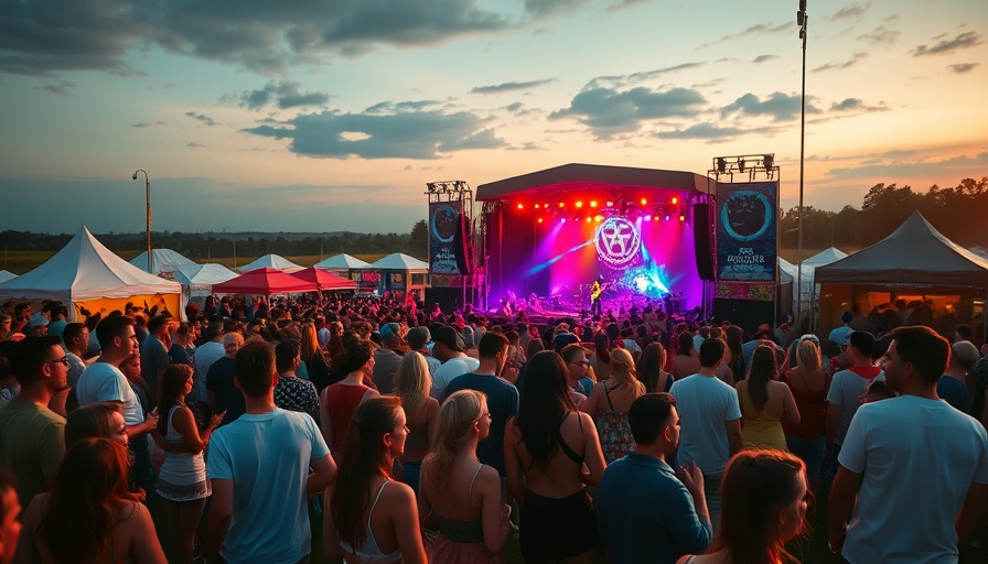 CannaBLISS Festival 2025 vibrant scene with crowd enjoying music.