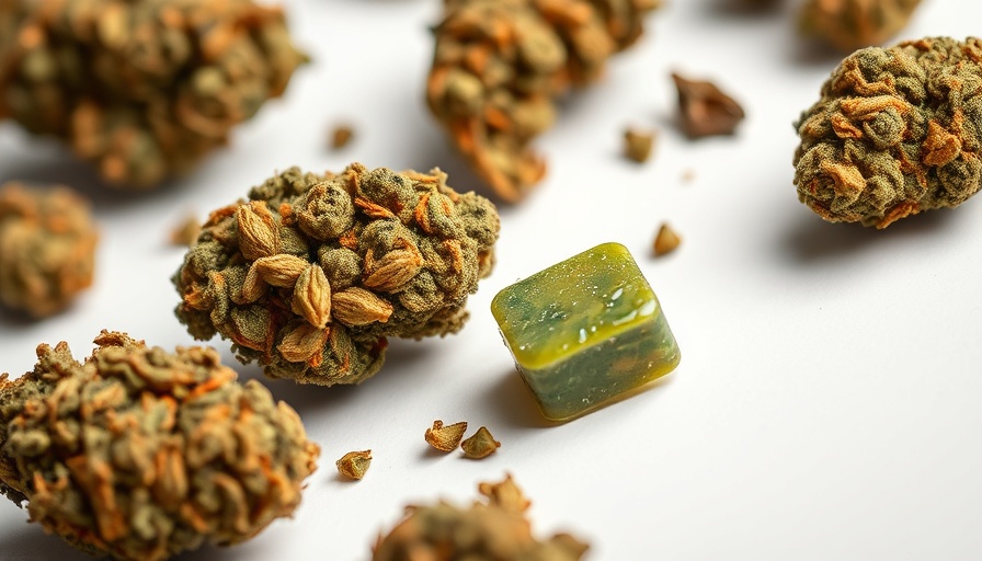 Cannabis buds and edible illustrating federal protections for hemp-derived THC.