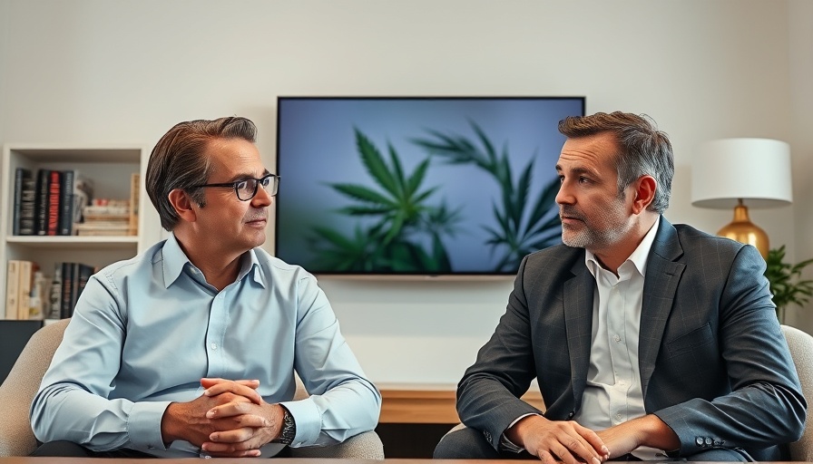 Professionals discussing cannabis industry compliance in a video call.