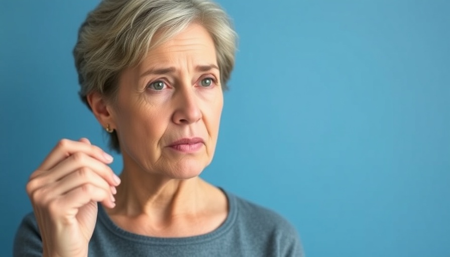 Woman discussing taxes with a concerned look, highlighting high taxes low compassion.