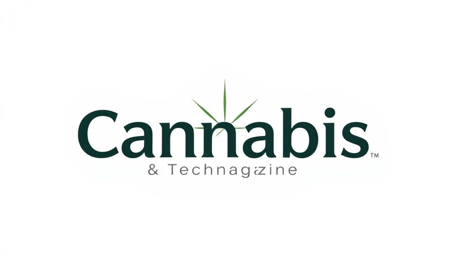 Cannabis and technology magazine logo design.