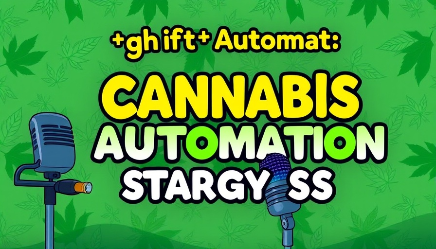 Cannabis Industry Compliance podcast cover with green theme and microphone.